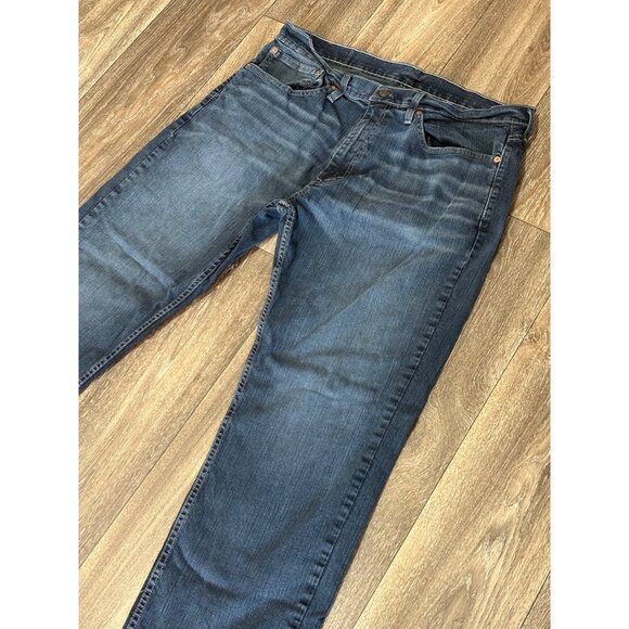 Levi's 559 Jeans Men's 36X30 Dark Wash Blue Relaxed Straight Fit Denim 5 Pocket - Picture 2 of 9